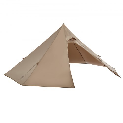 Hot Tent for 2 Persons, Portable Winter Tipi Tent with Stove Jack, Waterproof Camping Tents, Lightweight 4 Season Shelter Tents for Hiking Fishing Backpacking, S Size