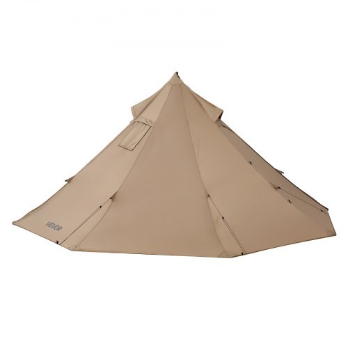 Hot Tent for 2 Persons, Portable Winter Tipi Tent with Stove Jack, Waterproof Camping Tents, Lightweight 4 Season Shelter Tents for Hiking Fishing Backpacking, S Size