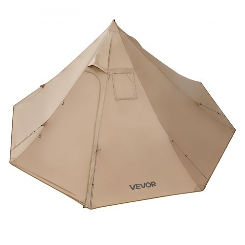 Hot Tent for 2 Persons, Portable Winter Tipi Tent with Stove Jack, Waterproof Camping Tents, Lightweight 4 Season Shelter Tents for Hiking Fishing Backpacking, S Size