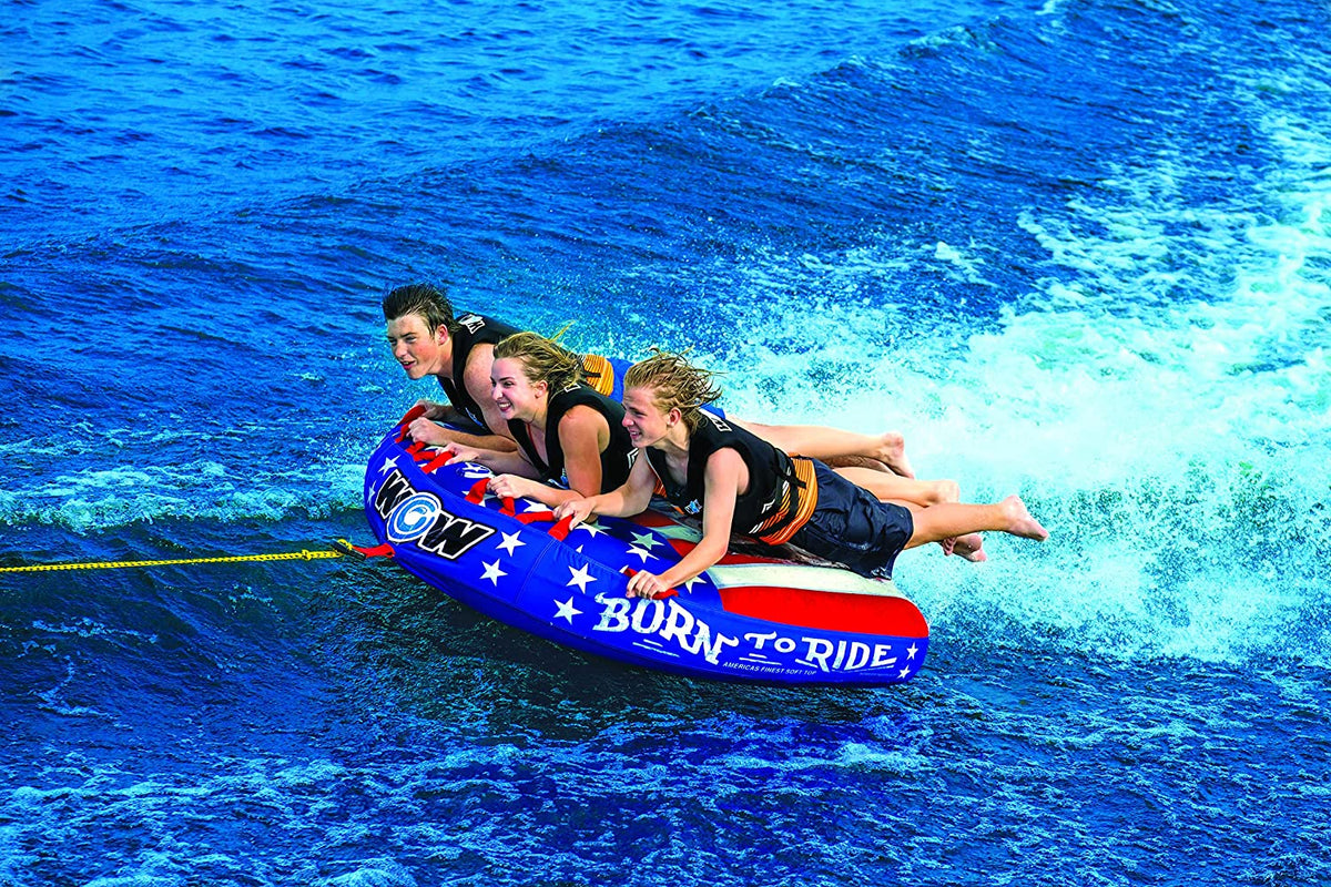 WOW Watersports Born to Ride 3 Person 3P Towable