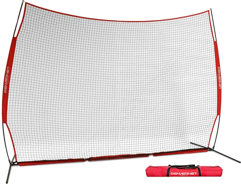 PowerNet 12x9 Ft Sports Barrier Net for Player & Property Protection (1021)