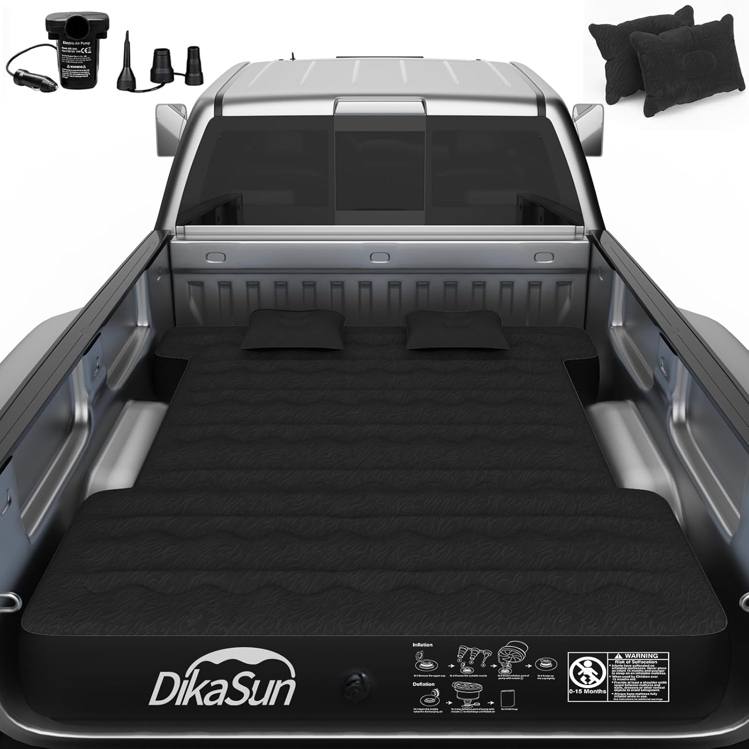 DikaSun GMC 5.5-5.8ft | 6-6.5ft Truck Bed Air Mattress