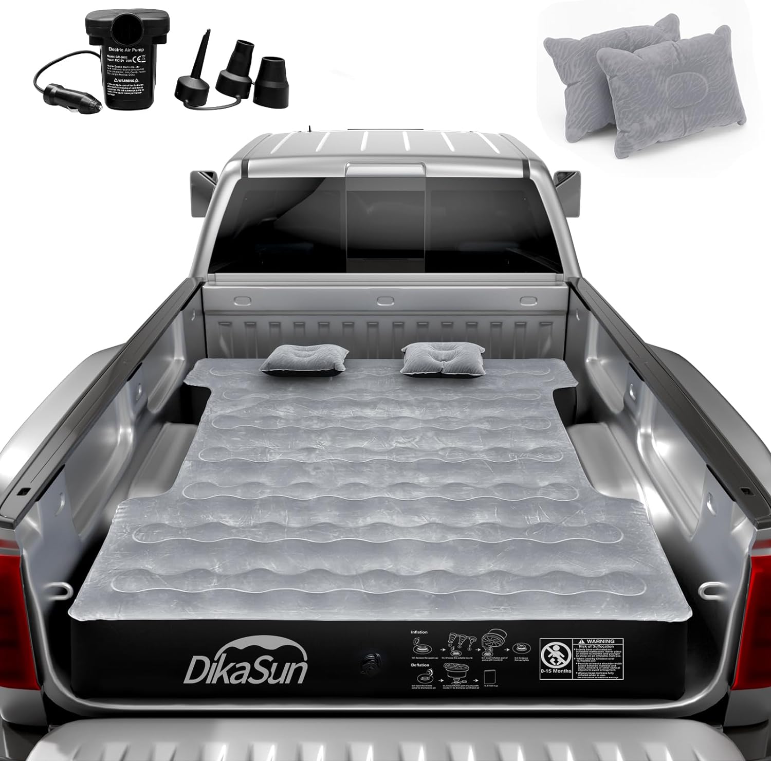 DikaSun Chevrolet 5.5-5.8ft | 6-6.5' Truck Bed Air Mattress
