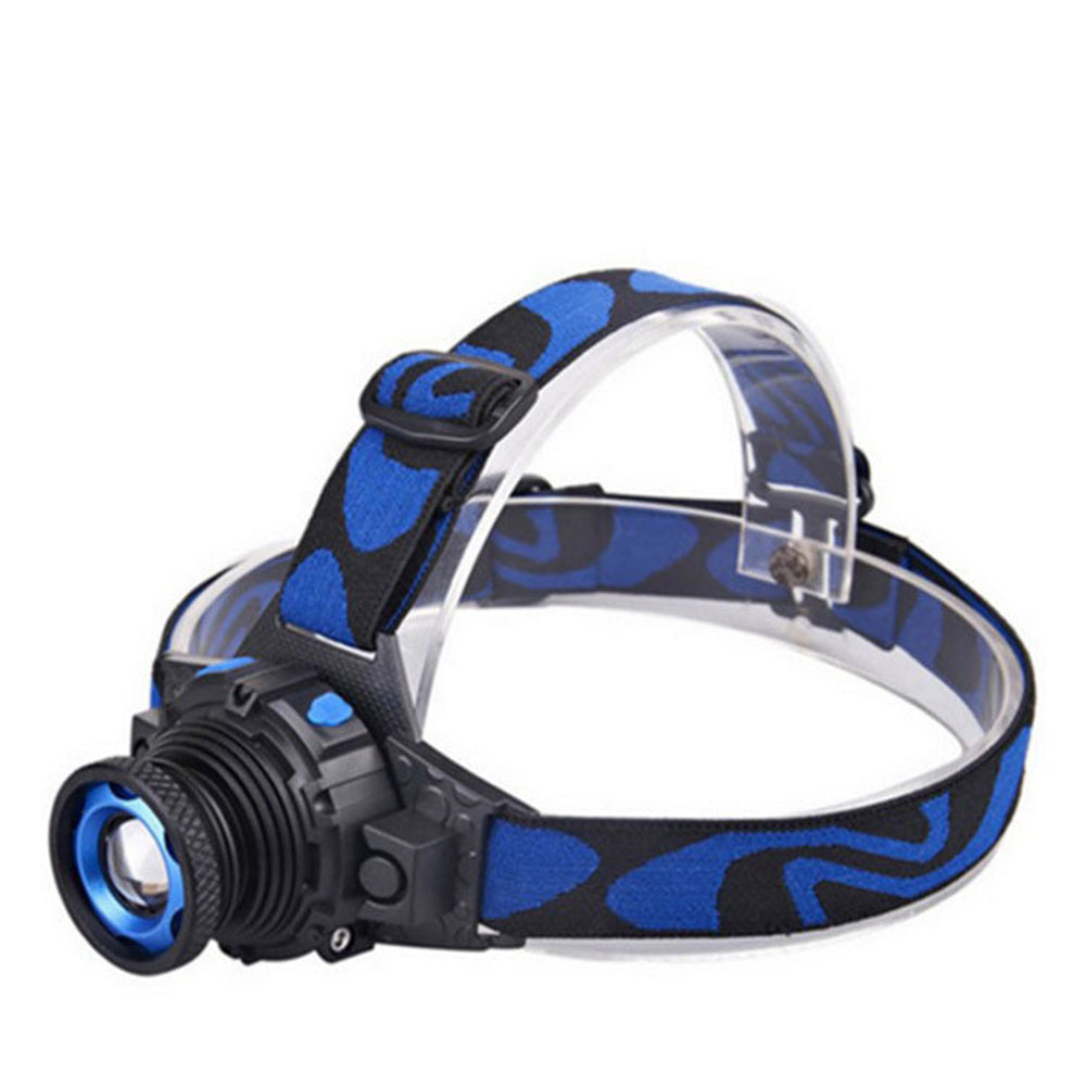 Built-in Polymer Rechargeable LED Headlamp Portable Head-mounted Focusing Outdoor Cycling Camping Major Headlamp
