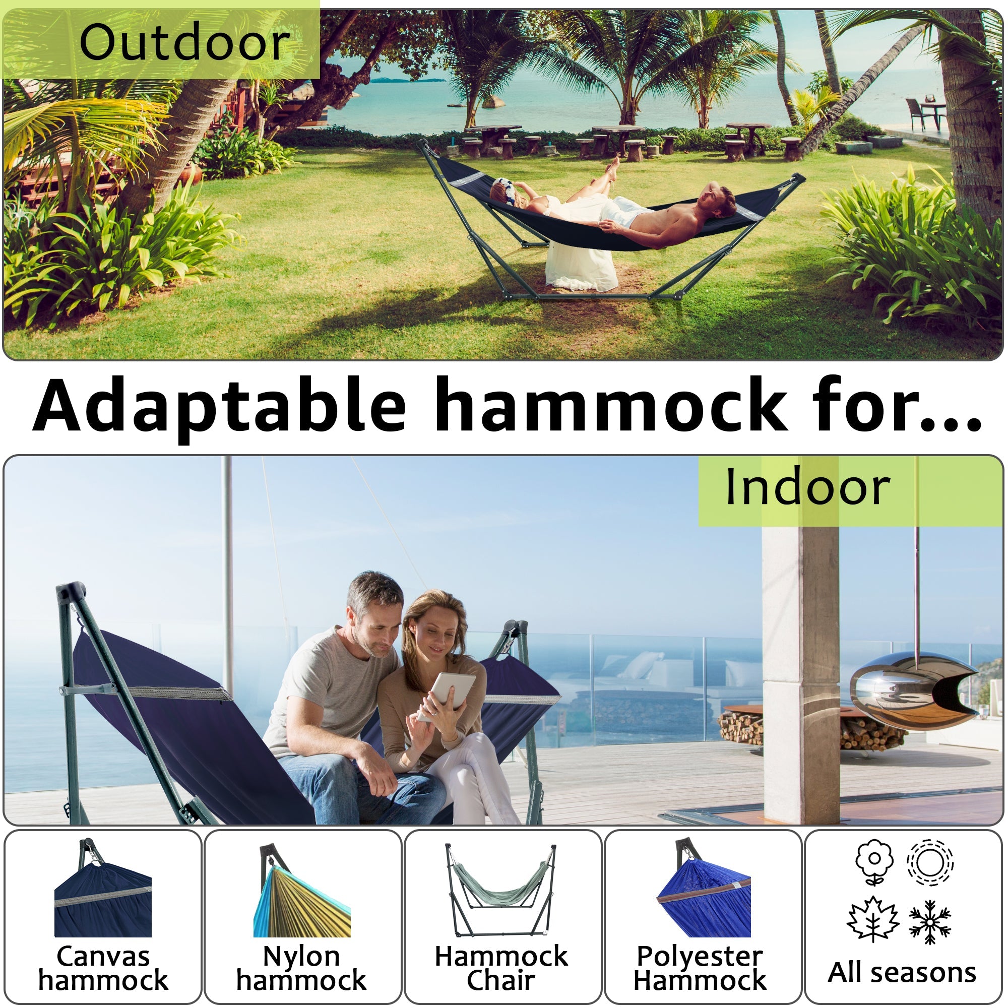 Universal Canvas Hammock Medium Size