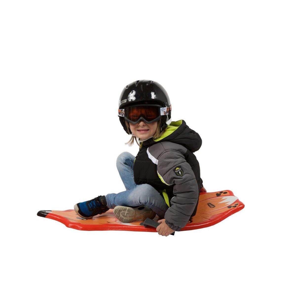 Snowboogie 36" Single Rider Animal Snow Sled, Fox
