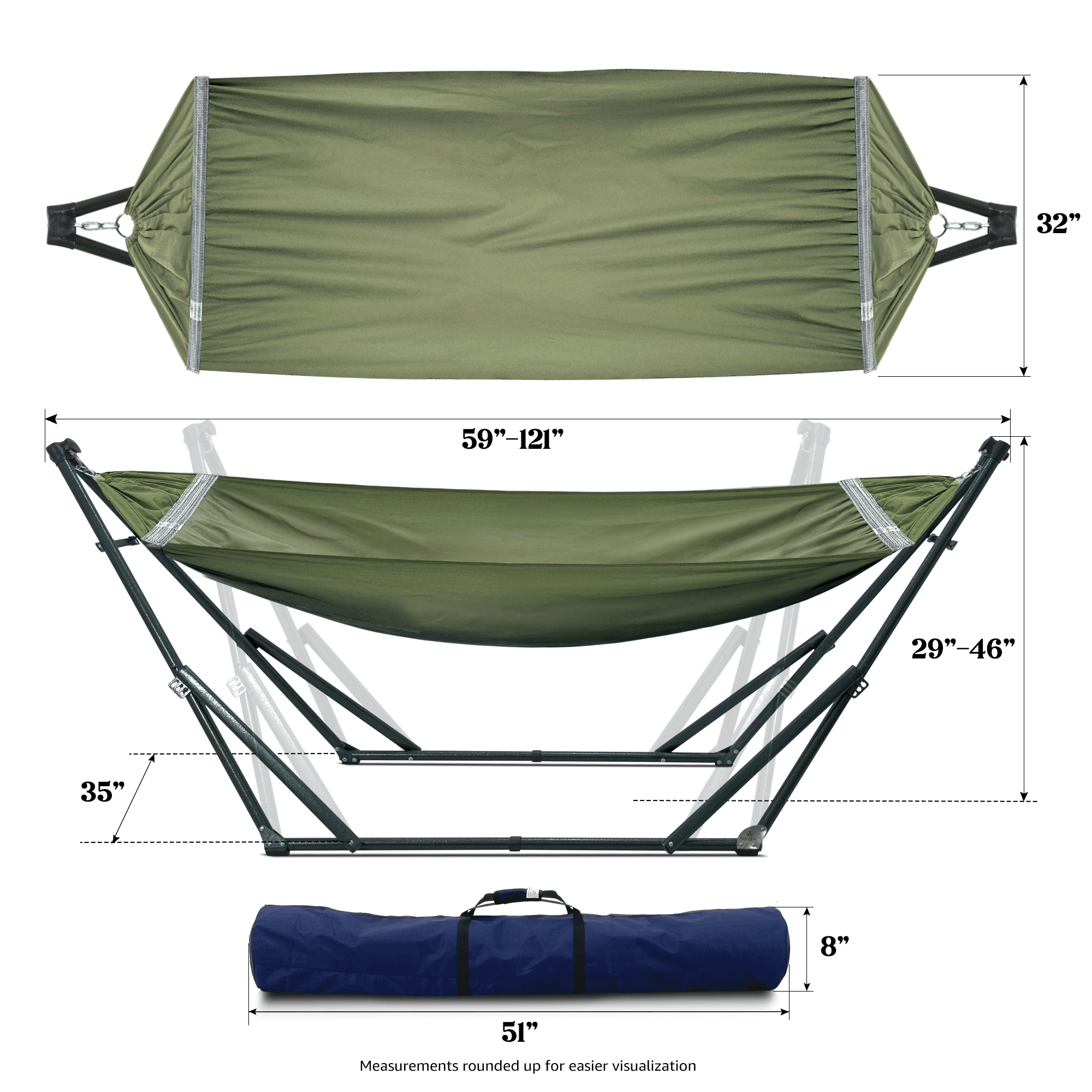 Universal Canvas Hammock Medium Size