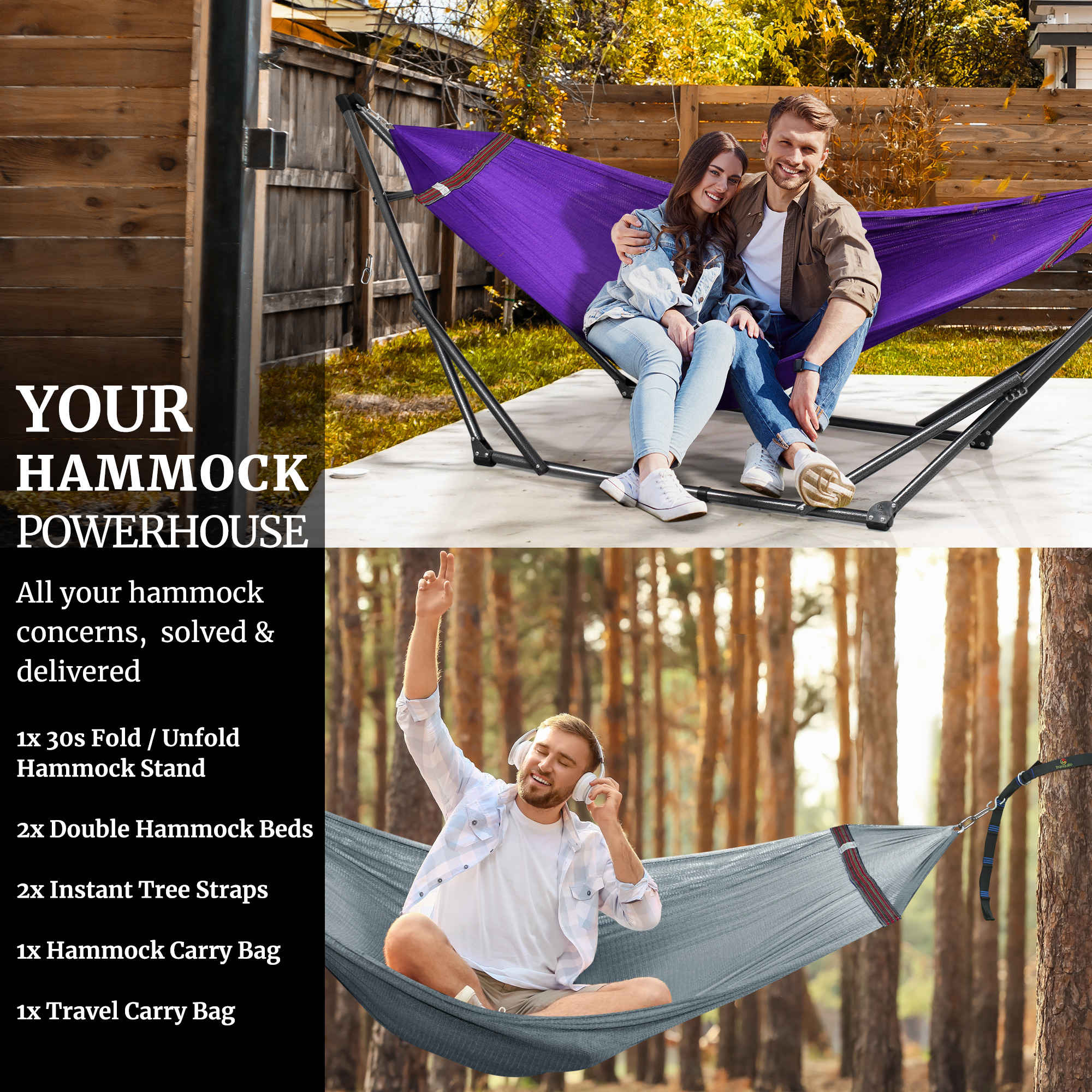 Comfort Set Original Hammock Stand
