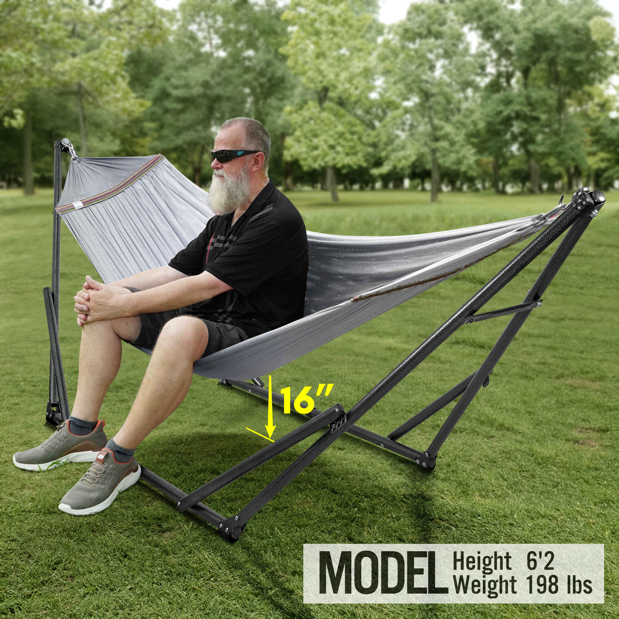 Universal Hammock with Medium Size Stands