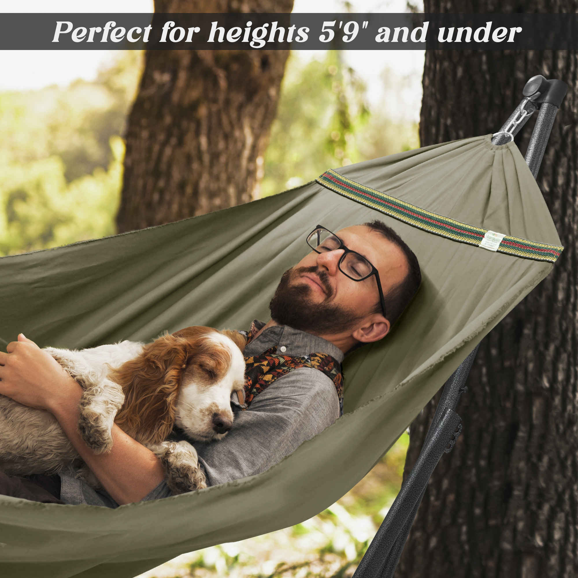 Uniki Canvas Hammock with Stand