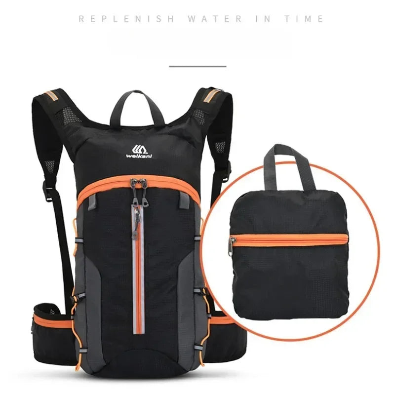 10L Lightweight Cycling Backpack with Helmet Net