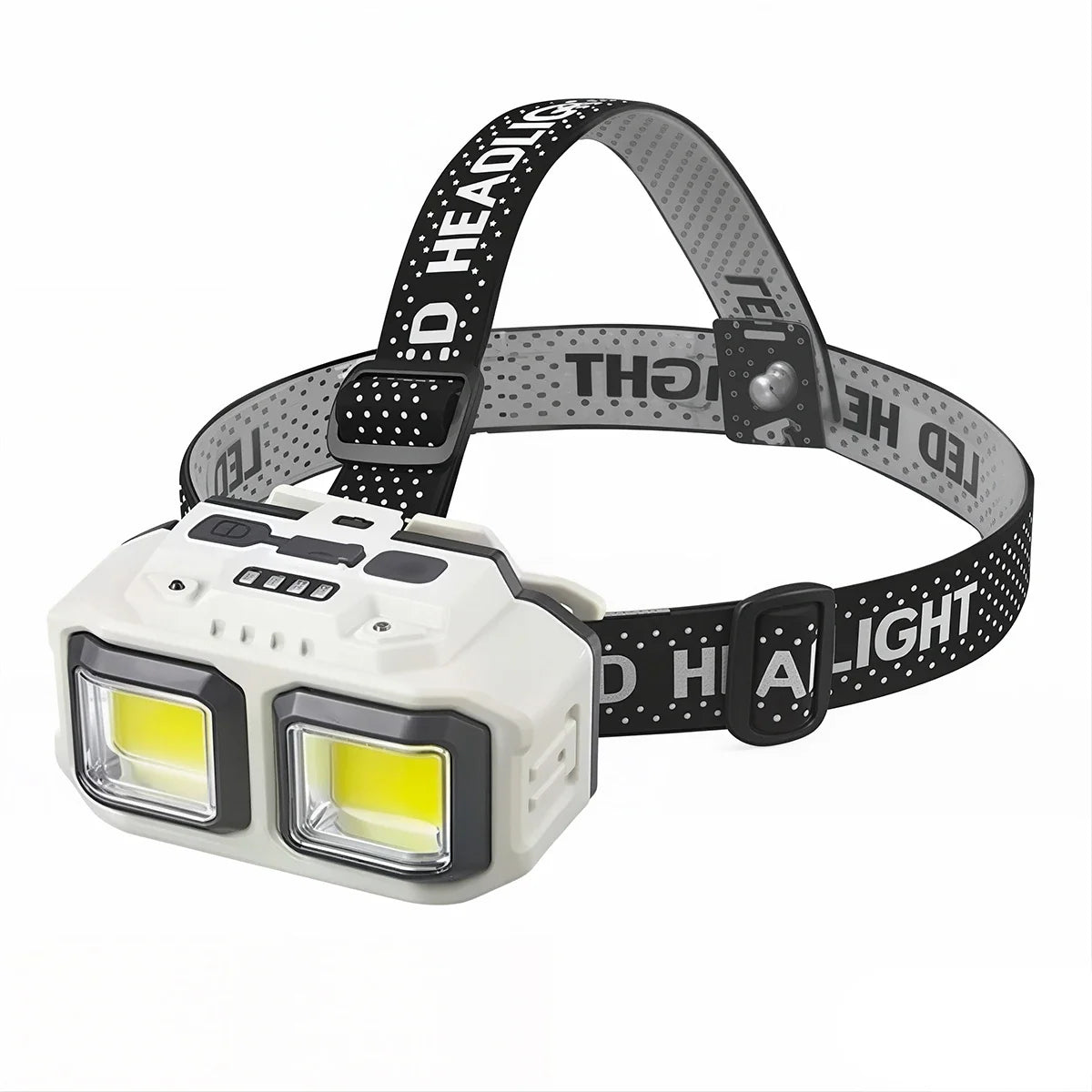 USB Rechargeable COB LED Powerful Headlamp Torch Waterproof Head Light for Outdoor Camping Fishing Hunting Search Lantern Torch