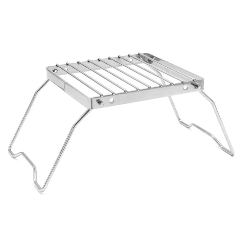 Compact Camping Stove Grill Rack for Outdoor Cooking