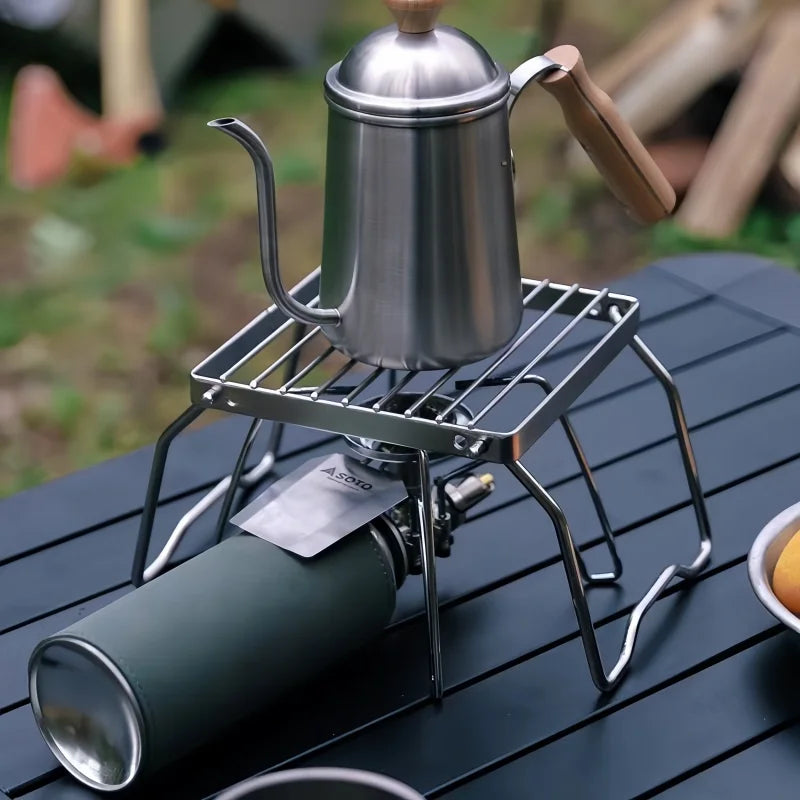 Compact Camping Stove Grill Rack for Outdoor Cooking