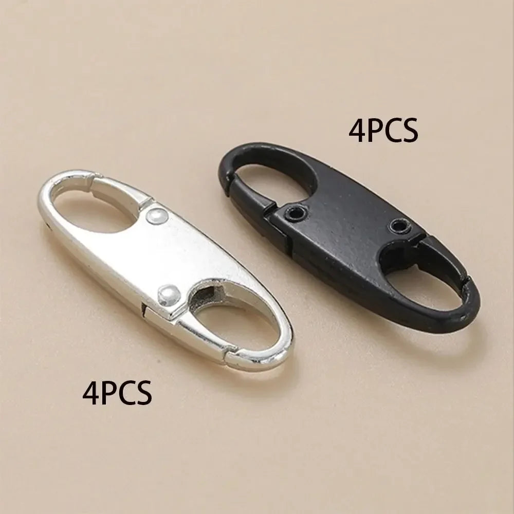 Mini S-Type Carabiner Clips, Dual Gate Snap Hooks for Backpacks, Keychains, Zipper Pulls & DIY Crafts (Multiple Sizes & Colors)