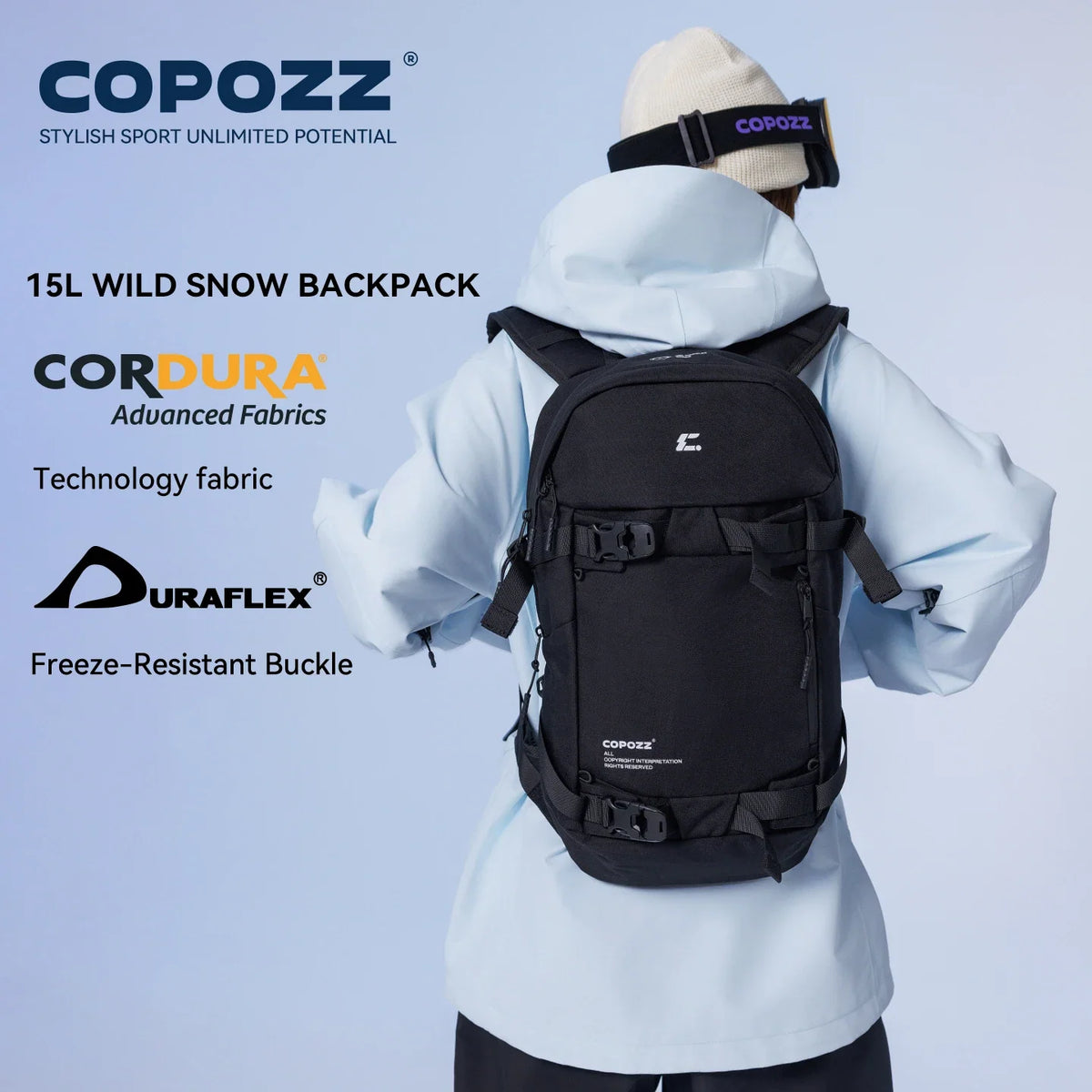 Travel & Outdoor Snowboard Storage Backpack