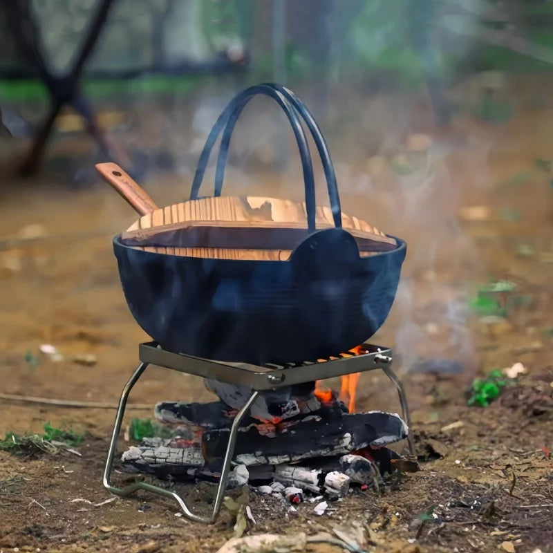 Compact Camping Stove Grill Rack for Outdoor Cooking