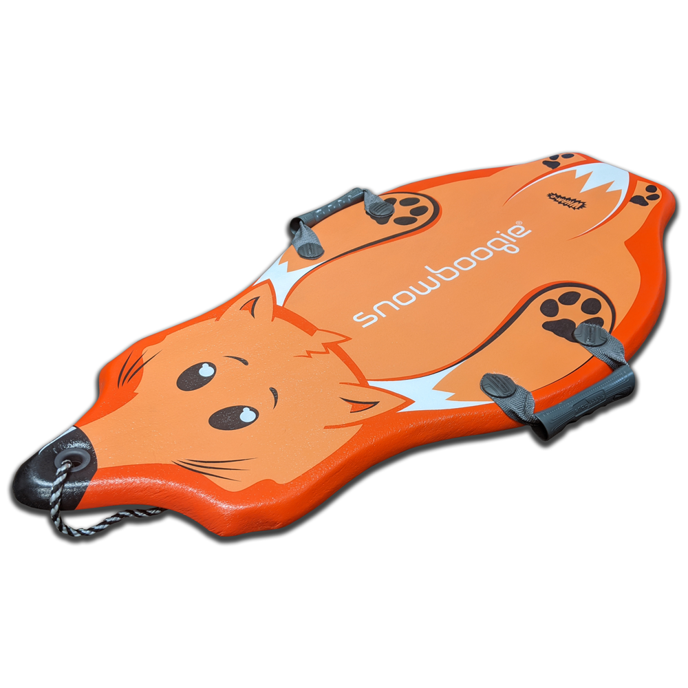 Snowboogie 36" Single Rider Animal Snow Sled, Fox