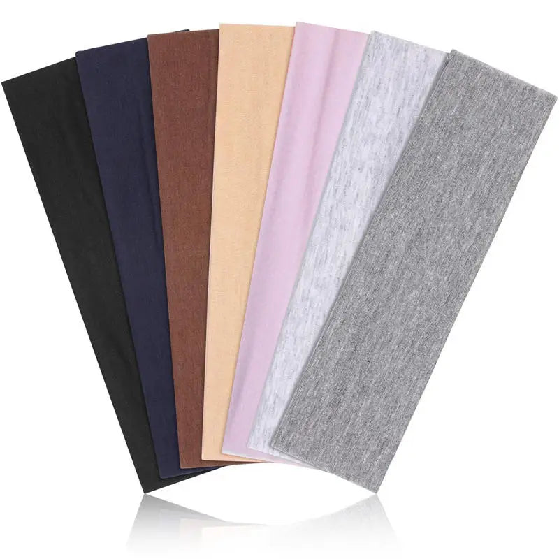 Elastic Knitted Sports Headband for Women – Soft Stretch Hair Band