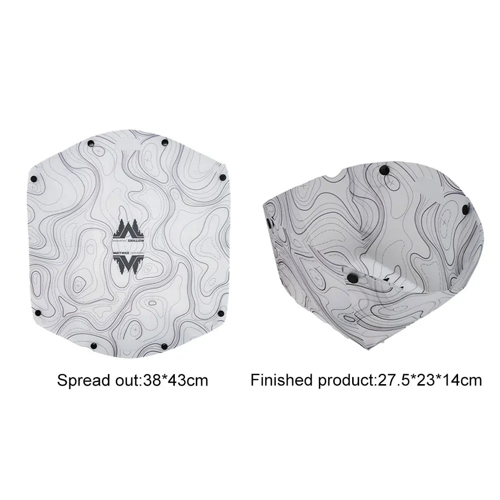 Outdoor Lightweight Folding Tableware Portable Bowl Dinner Plate Coffee Filter Funnel Water Cup Multi-purpose Camping Tableware