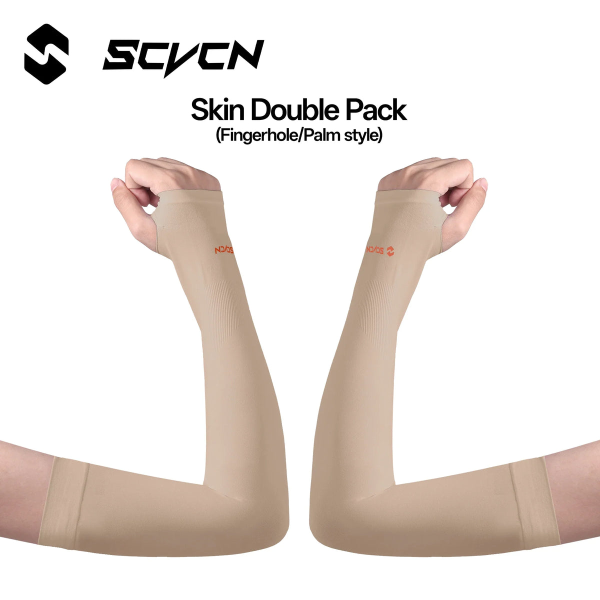 SCVCN 1Pair Breathable Hand Cover Cooling 1Pair Arm Sleeves UPF50+ Sun Protection Outdoor Cycling Sun BikingIce Fabric Sleeve