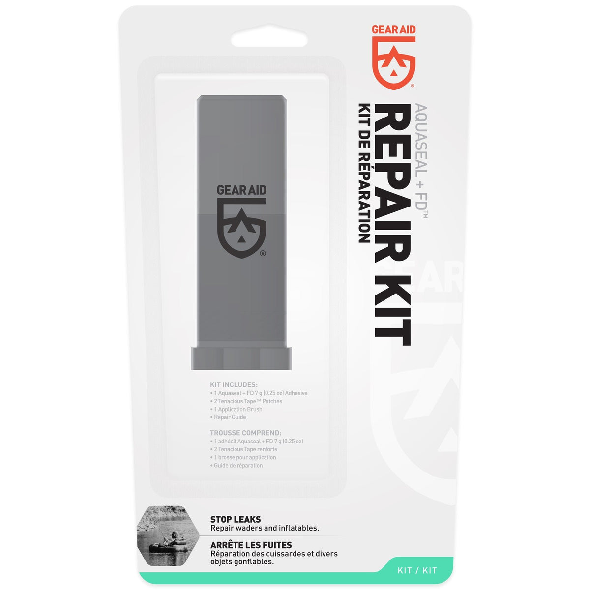 Aquaseal FD Repair Kit - Quick and Permanent Fix Kit for Outdoor Equipment