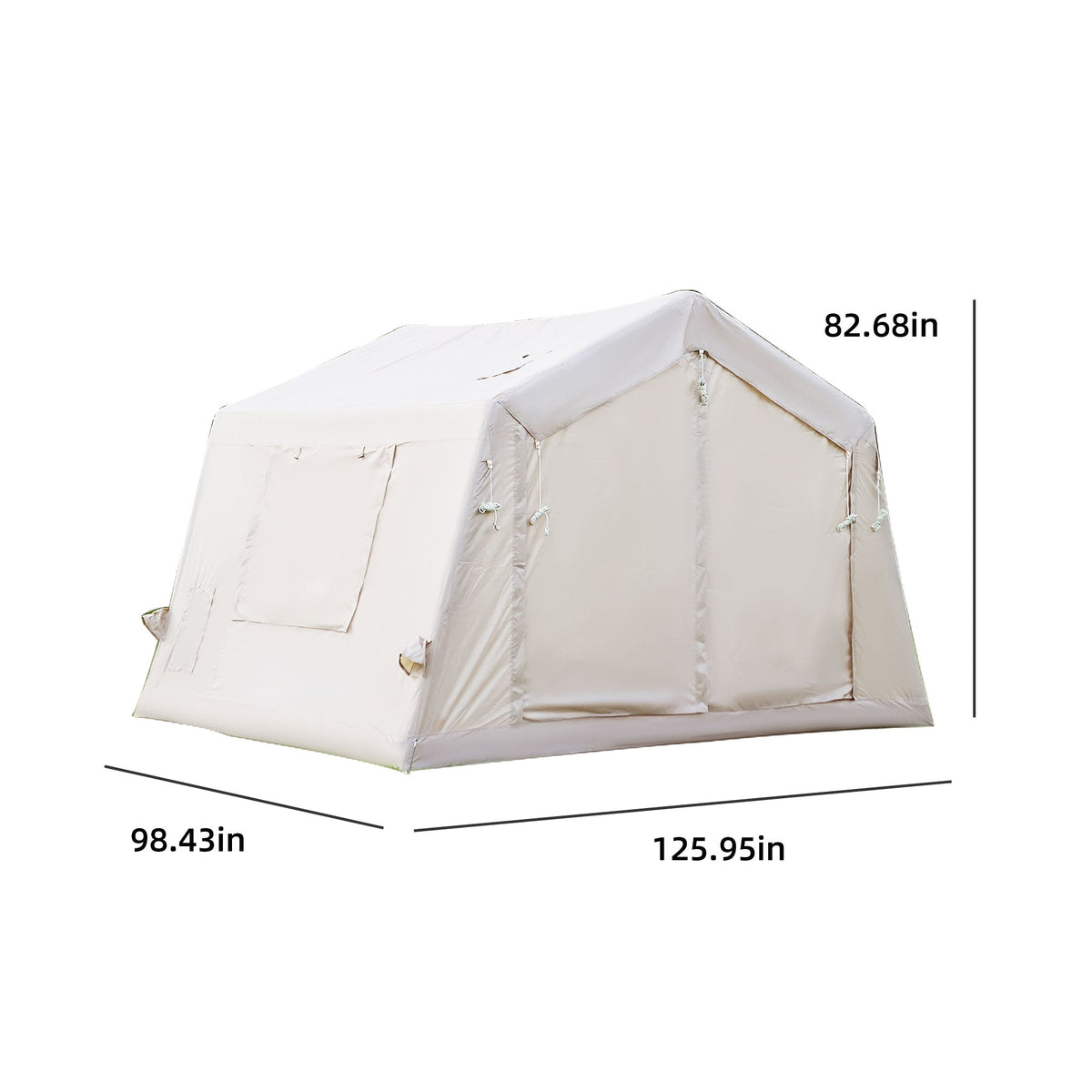 8 m² Inflatable Tent for Camping with Hand Pump - Oxford Fabric