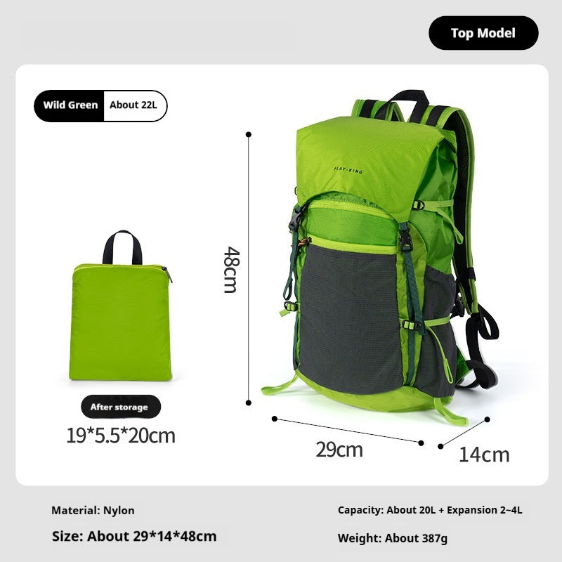 Outdoor Professional Waterproof Mountaineering Backpack Flip Hiking Backpack