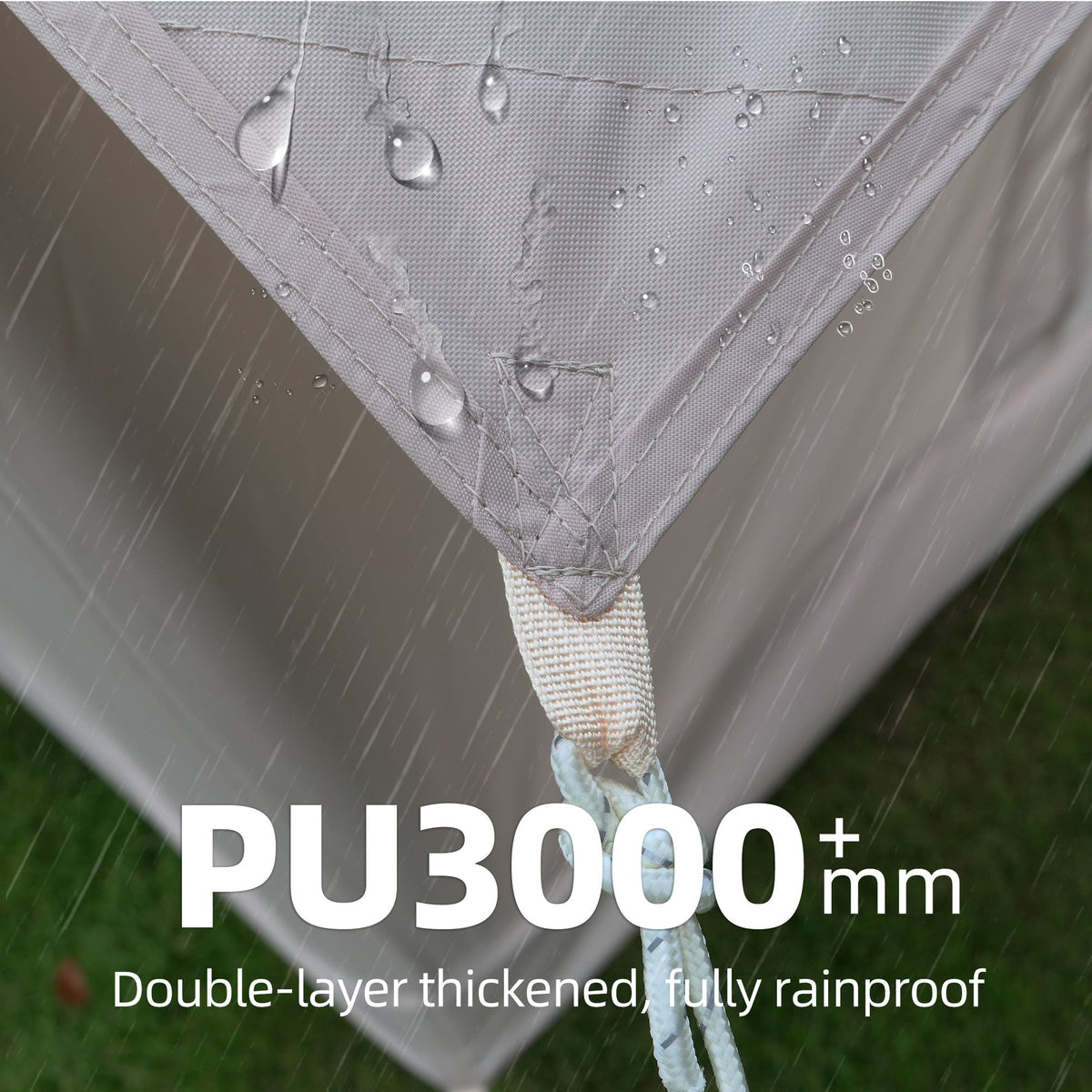 8 m² Inflatable Tent for Camping with Hand Pump - Oxford Fabric