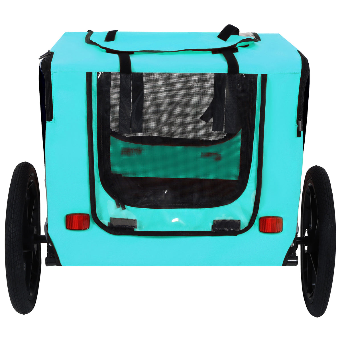 Pet Bike Trailer with Steel Frame and Waterproof Canopy - Outdoor