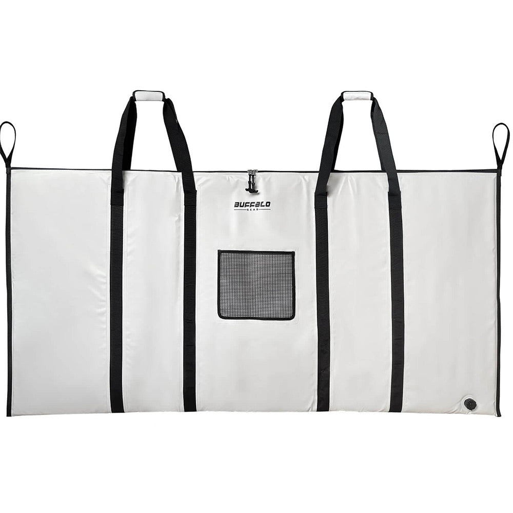 80x40'' Large Fish Cooler Kill Bag | YKK Zipper | Drain Plug | Closed-Cell Foam Insulation | Waterproof Tarpaulin | Heat-Sealed Fully Welded Seams