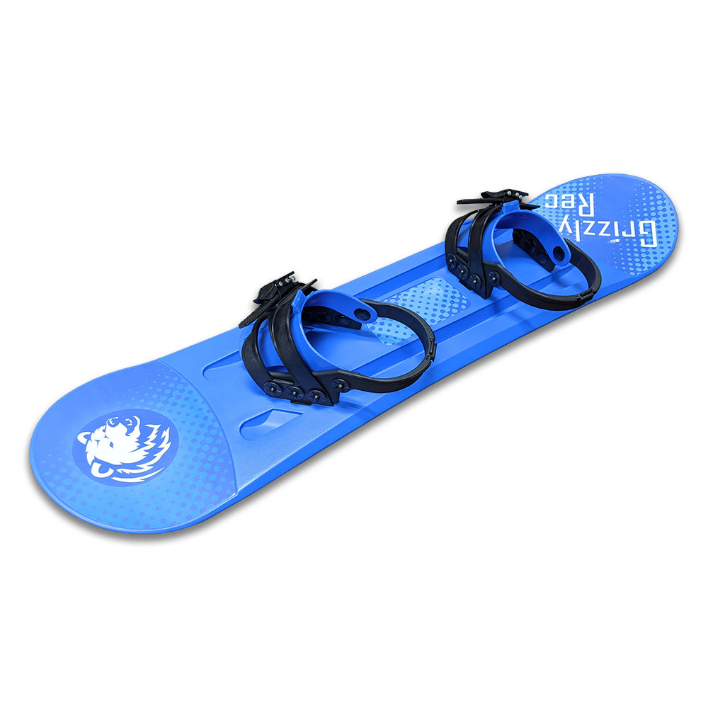 Beginner Kids Snowboard 95cm (38 Inches) With Adjustable Bindings, Vivid Blue