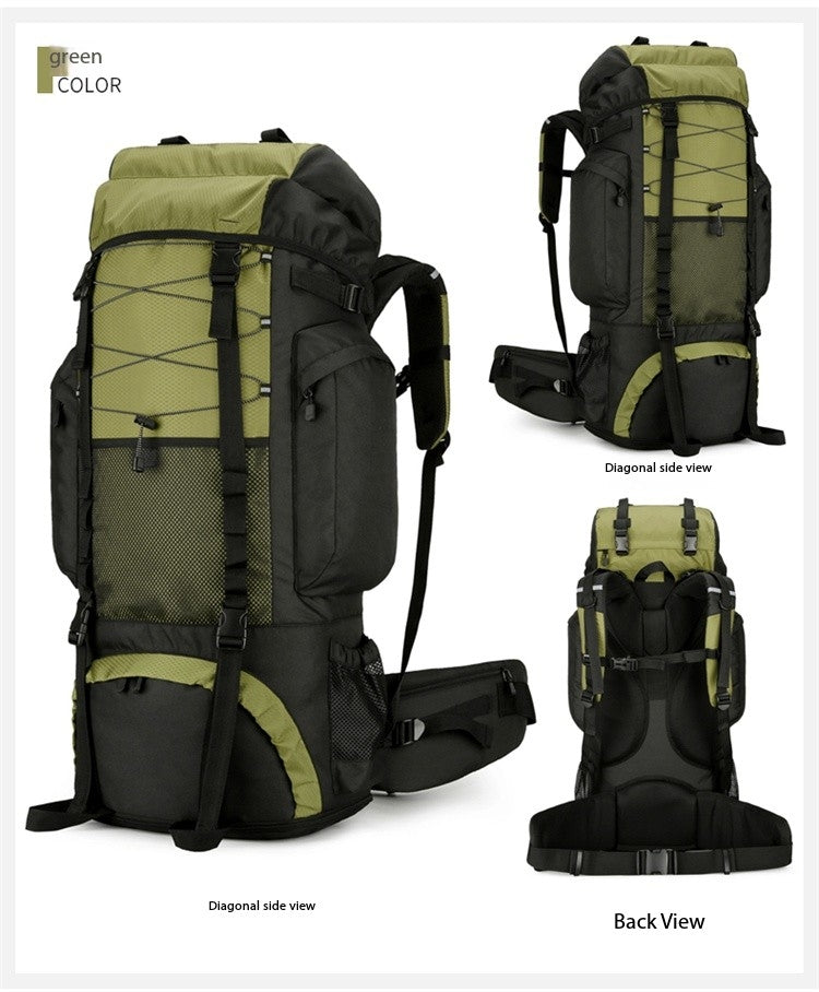 New Outdoor Mountaineering Bag Large Capacity Lightweight Waterproof Professional Hiking Camping Backpack