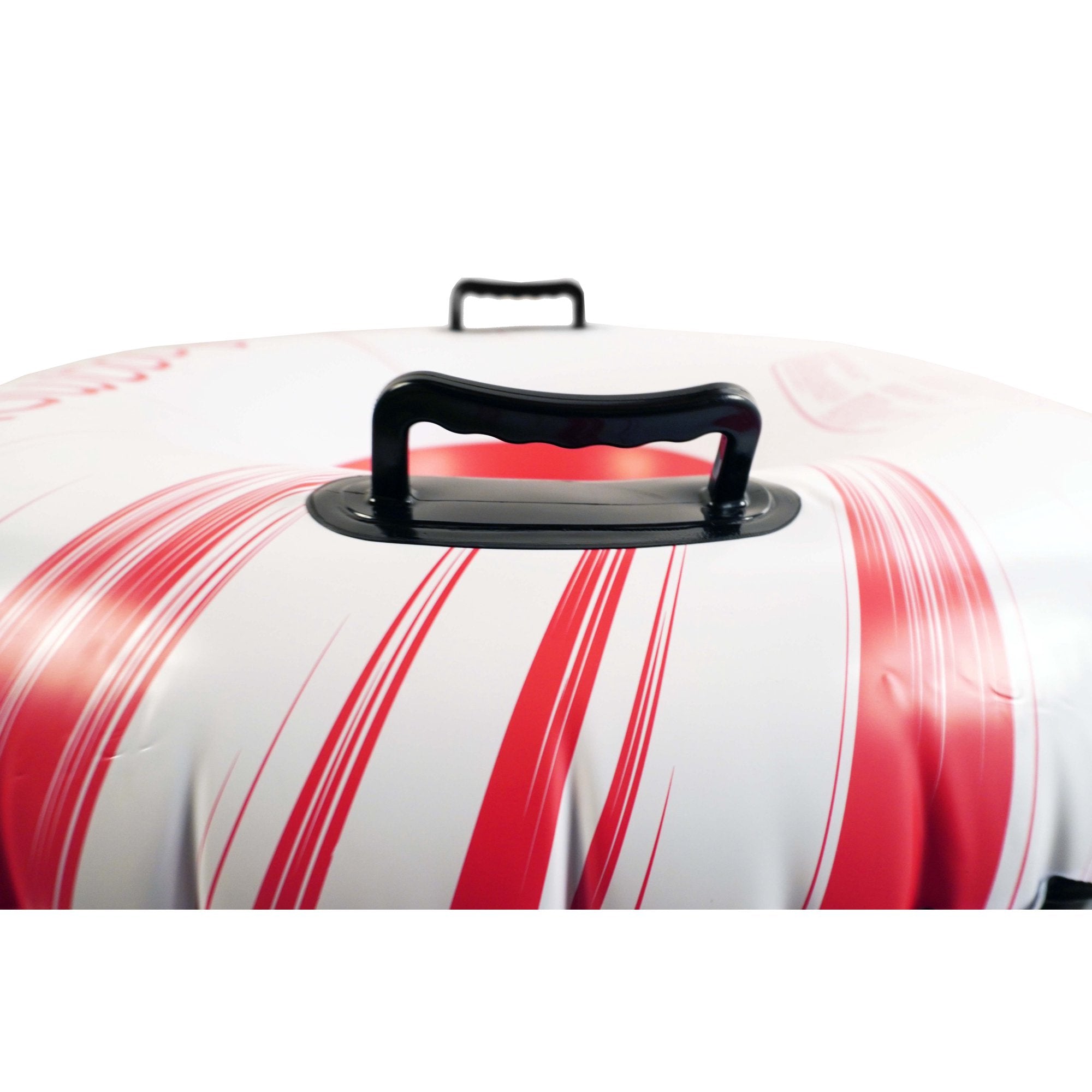 Snowboogie 37" Single Rider Inflatable Snow Tube Sled, Peppermint Design