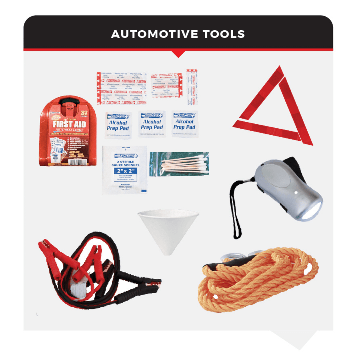 WSK Emergency Auto Kit – Roadside Essentials for Car & Truck Safety