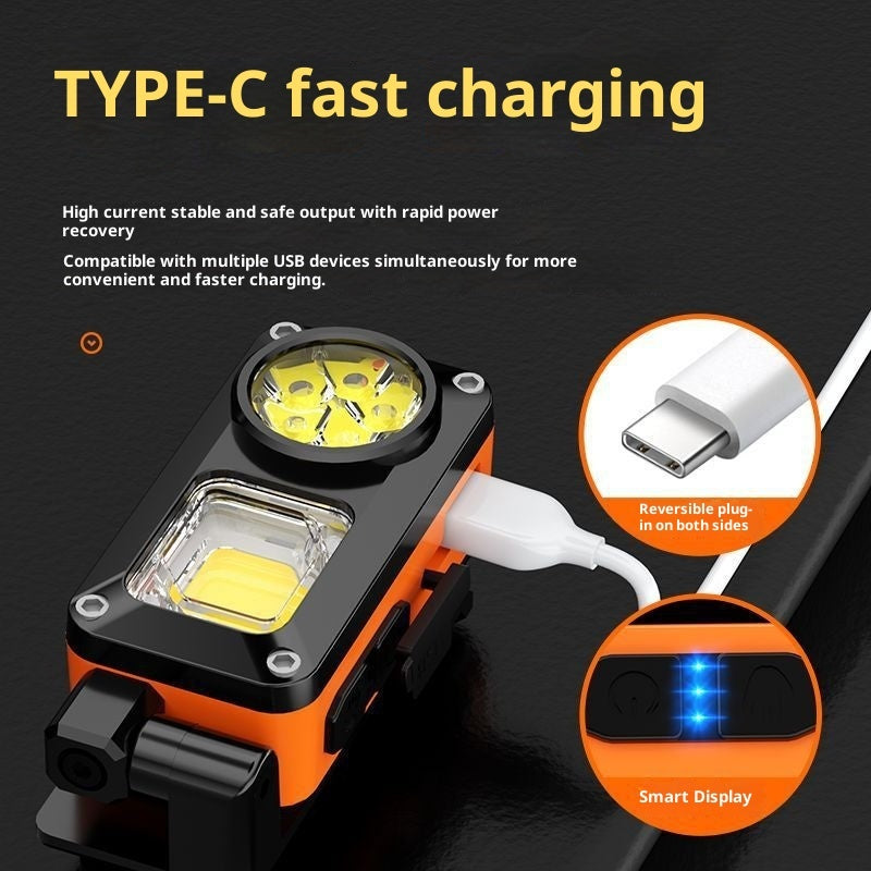Waterproof Rechargeable Head-mounted Fishing Mining Lamp Outdoor