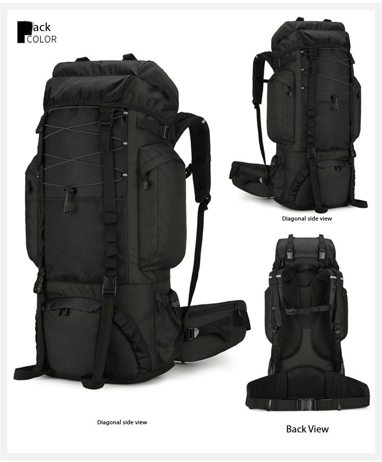 New Outdoor Mountaineering Bag Large Capacity Lightweight Waterproof Professional Hiking Camping Backpack
