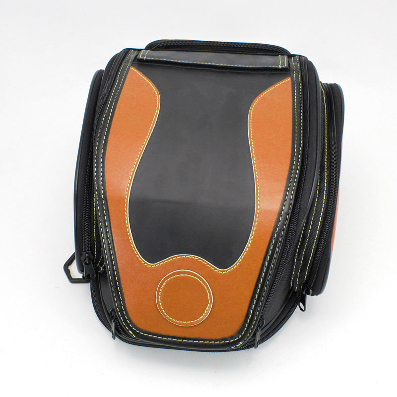 Retro Motorcycle Tail Bag Helmet Storage Waterproof