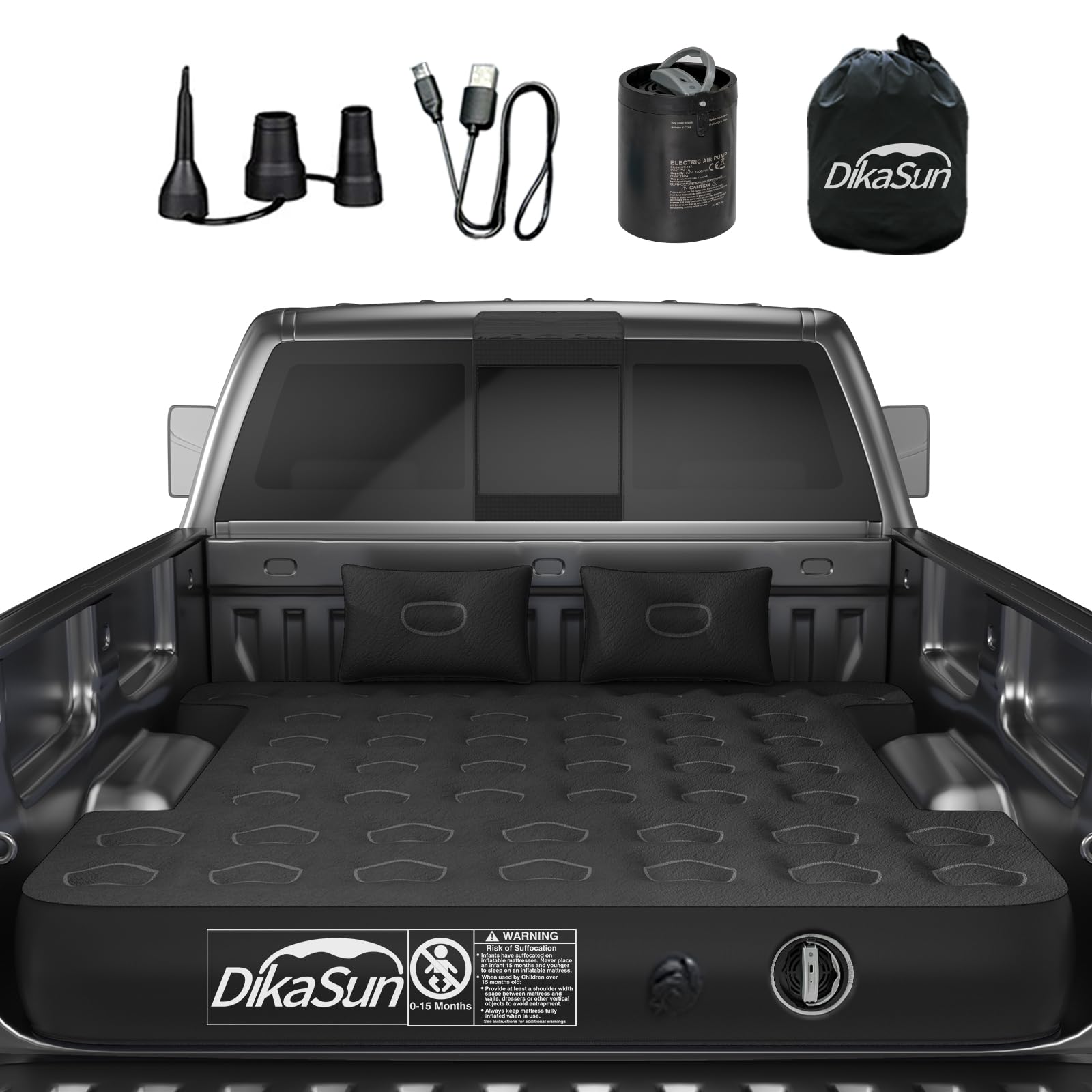 DikaSun Nissan 5.5-5.8ft | 6-6.5 ft  Truck Bed Air Mattress
