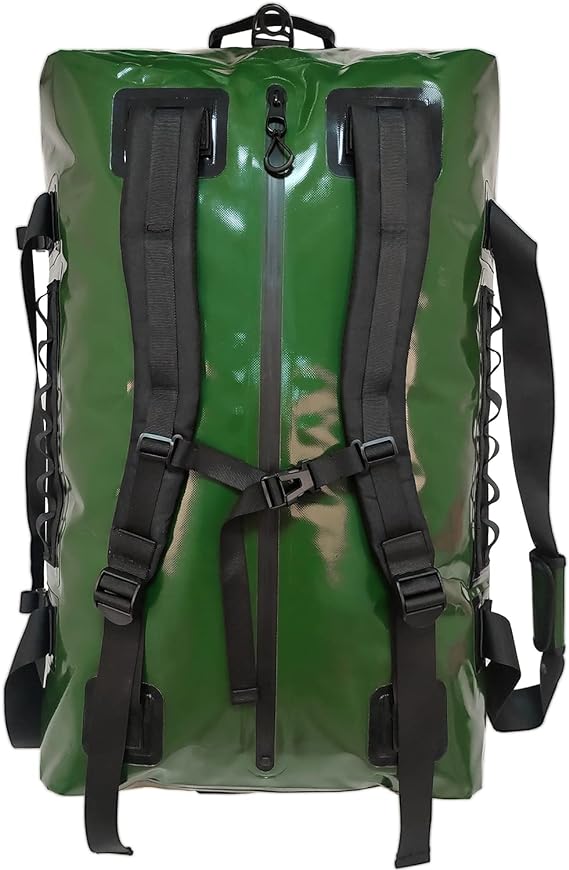 127QT/120L Duffel Dry Bag With Waterproof Zipper | Tear-Resistant Double Stitched | Kayaking, Fishing & Camping