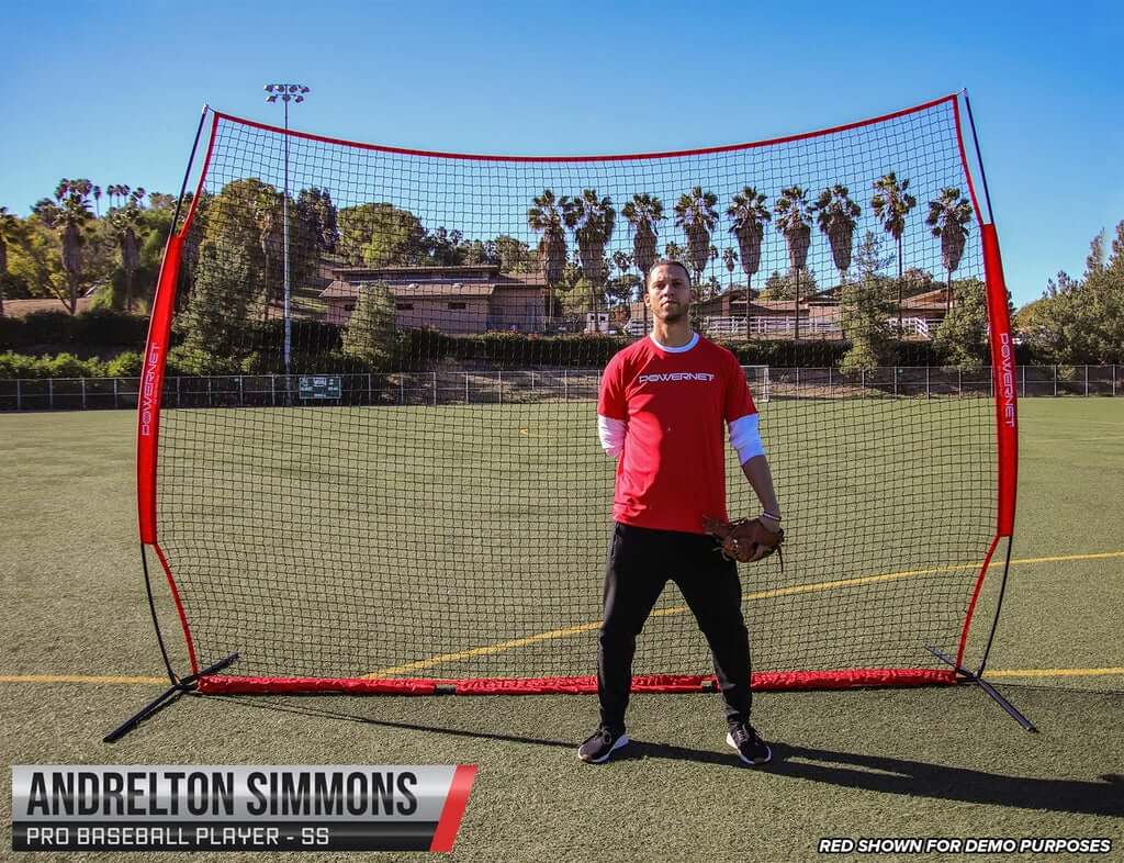 PowerNet 12x9 Ft Sports Barrier Net for Player & Property Protection (1021)