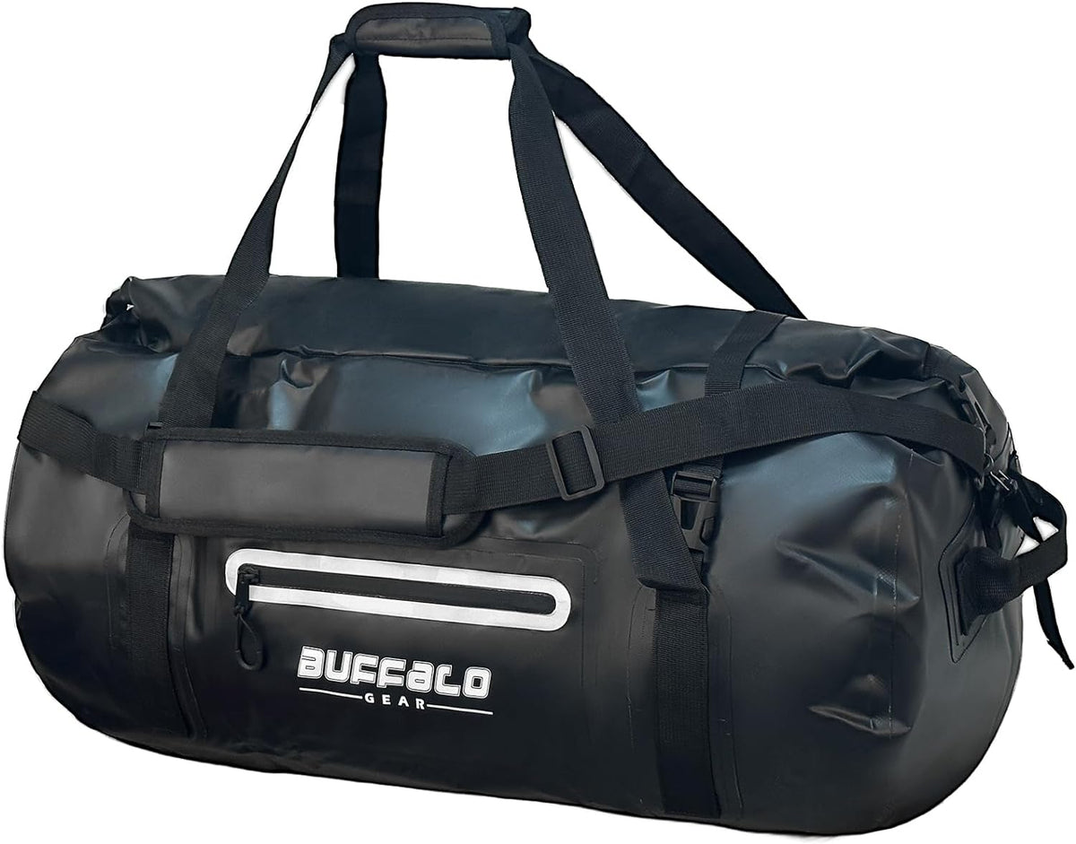 85QT/80L Roll-Top Waterproof Duffel Dry Bag | Thermo-Welded Seams | Kayaking, Fishing & Camping