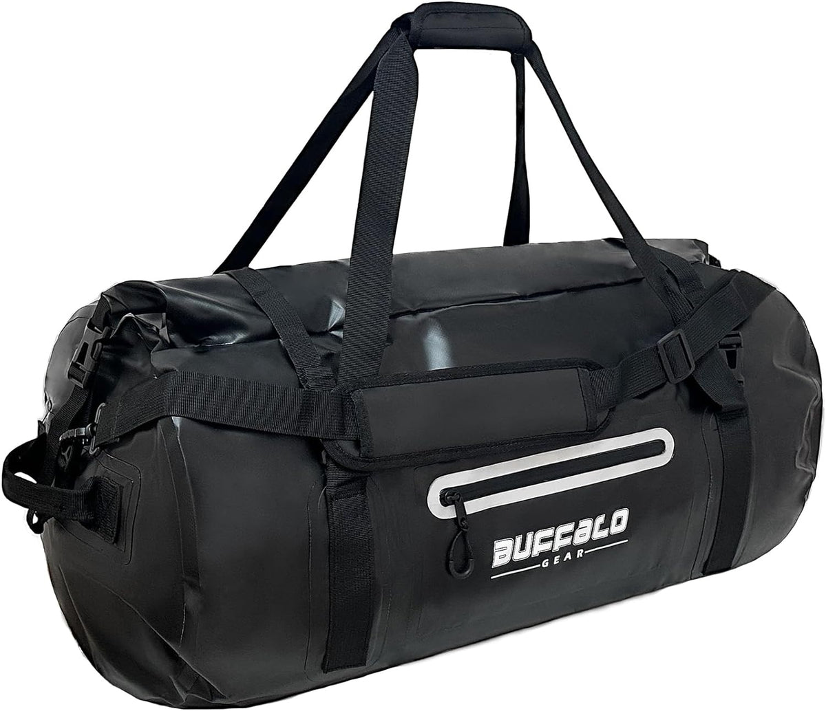 85QT/80L Roll-Top Waterproof Duffel Dry Bag | Thermo-Welded Seams | Kayaking, Fishing & Camping