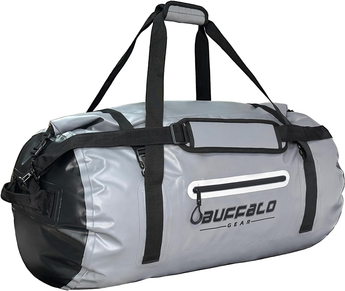 85QT/80L Roll-Top Waterproof Duffel Dry Bag | Thermo-Welded Seams | Kayaking, Fishing & Camping