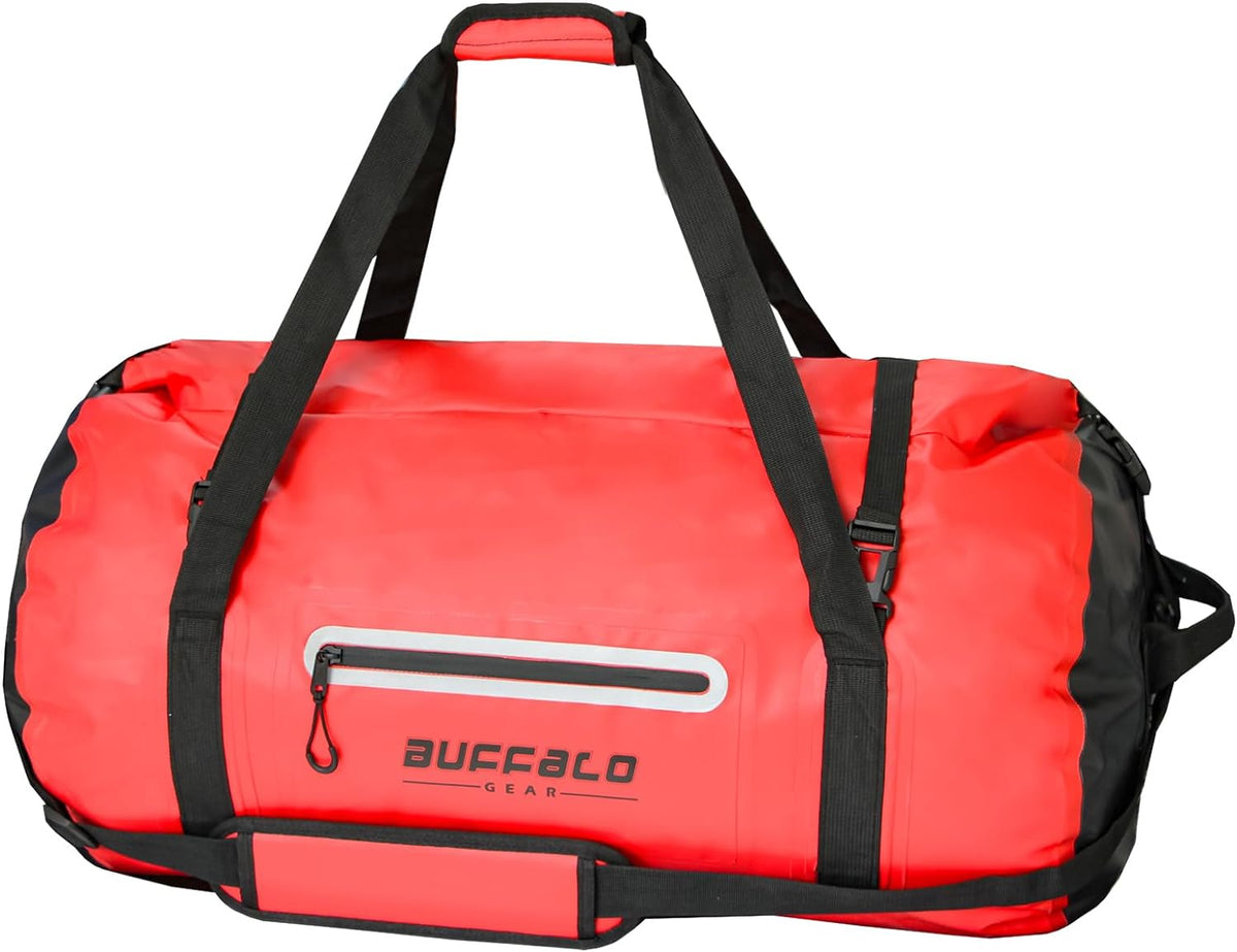 85QT/80L Roll-Top Waterproof Duffel Dry Bag | Thermo-Welded Seams | Kayaking, Fishing & Camping