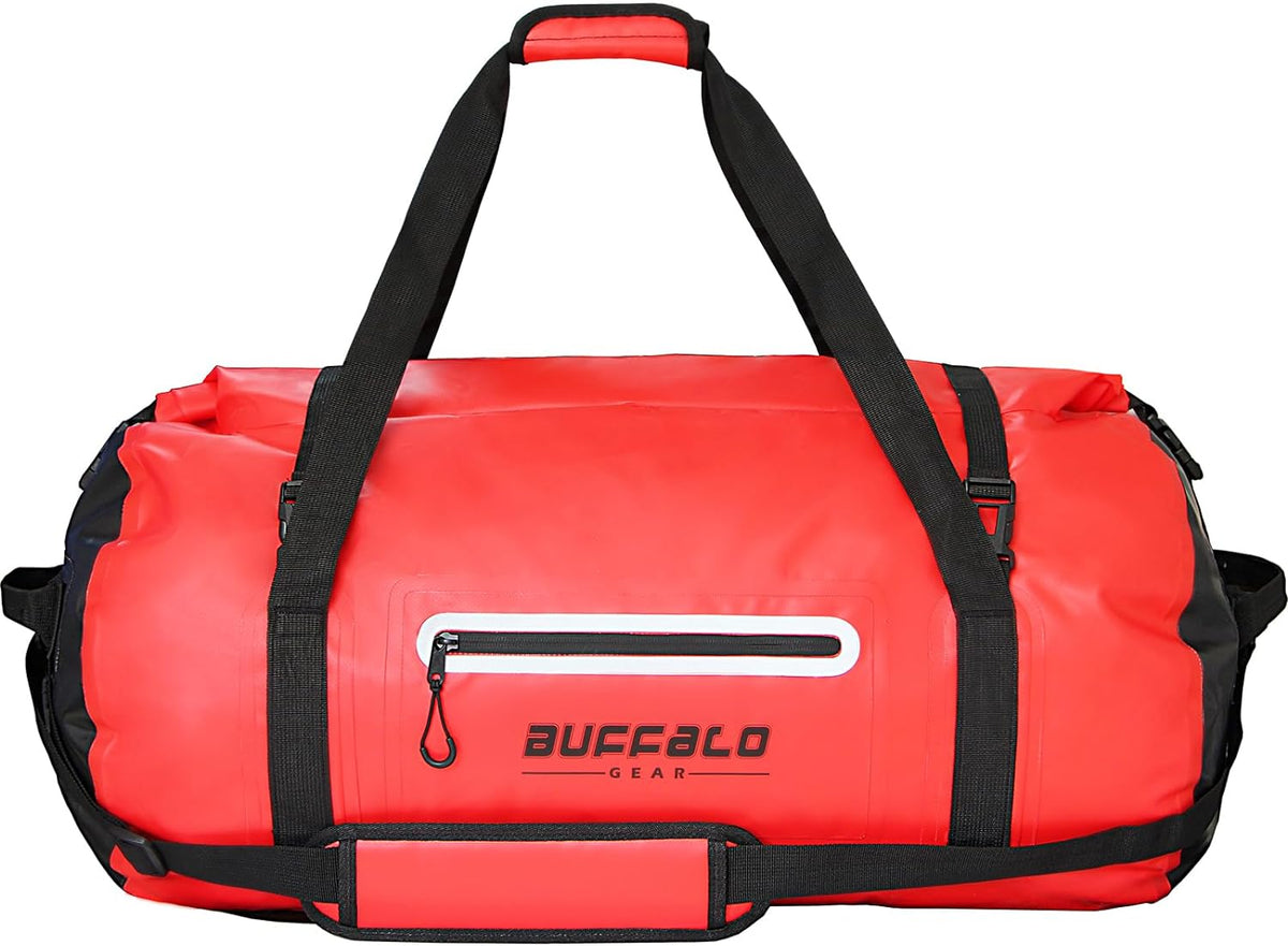 85QT/80L Roll-Top Waterproof Duffel Dry Bag | Thermo-Welded Seams | Kayaking, Fishing & Camping