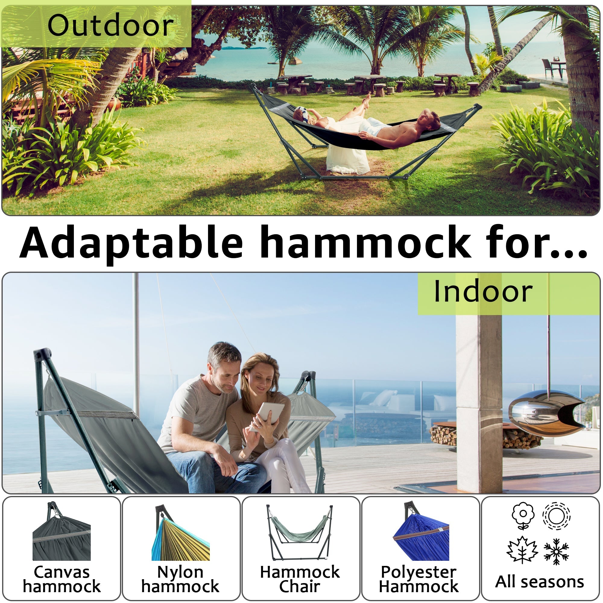 Universal Canvas Hammock Medium Size
