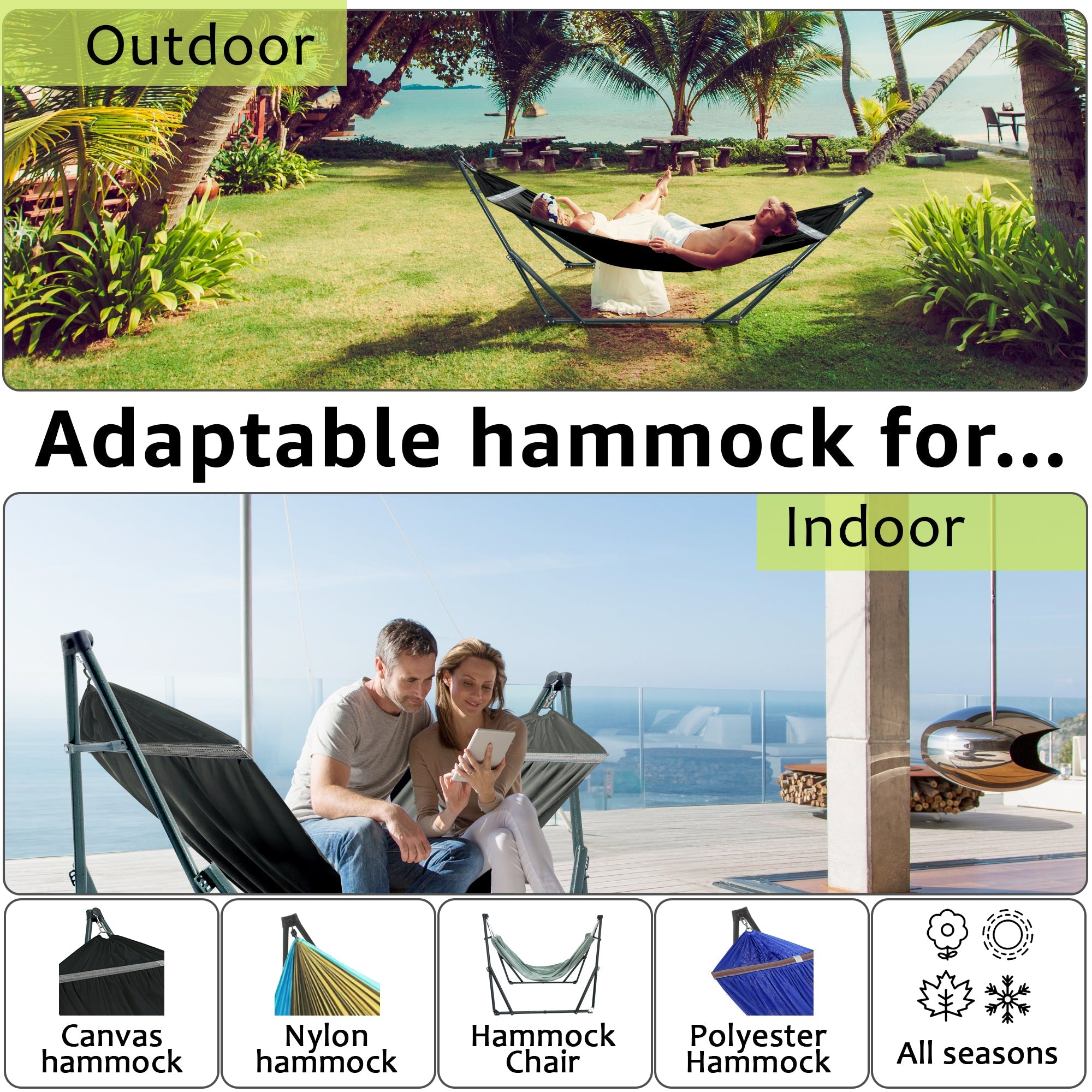 Universal Canvas Hammock Medium Size
