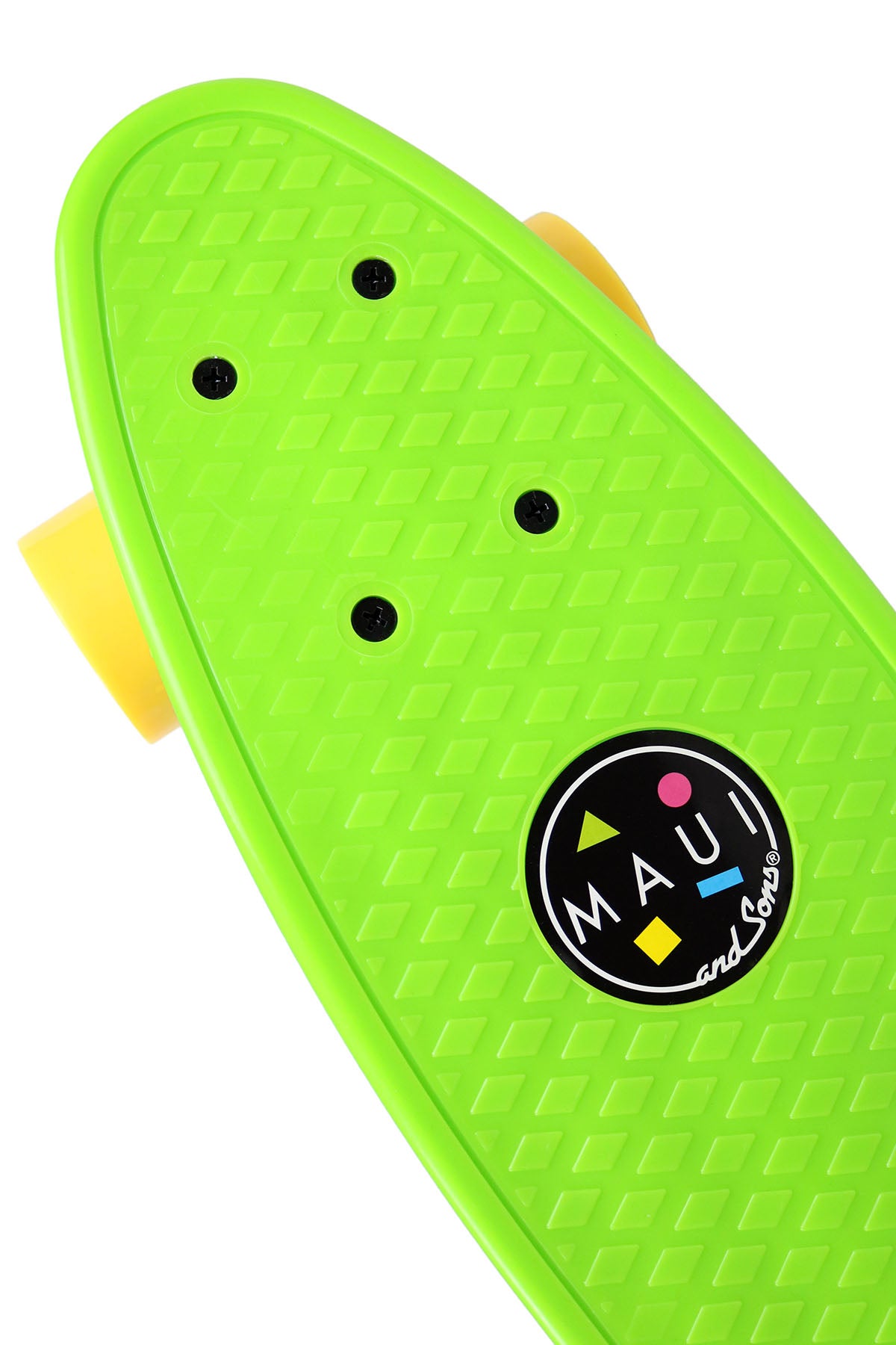 Maui & Sons Beginner Cookie 22" Penny Skateboard, Green