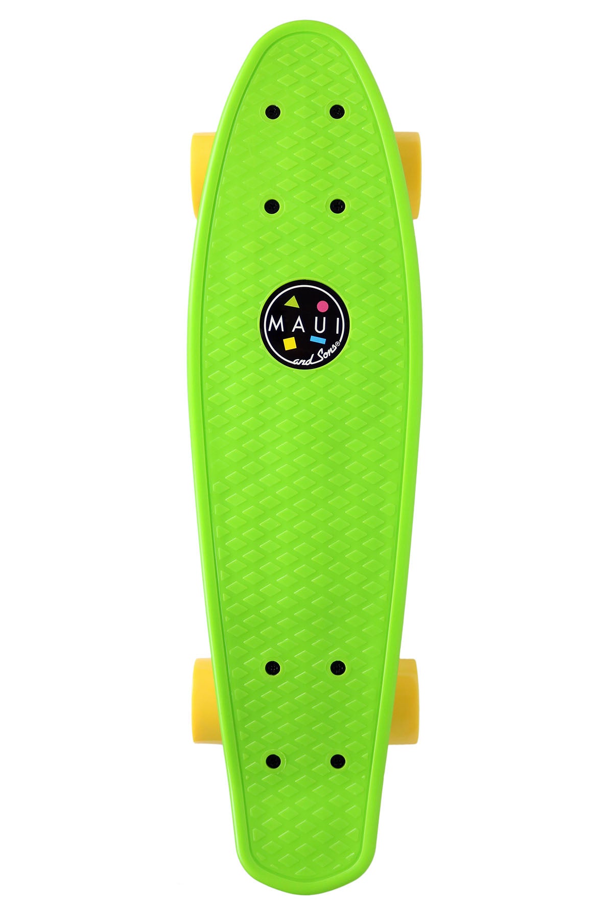 Maui & Sons Beginner Cookie 22" Penny Skateboard, Green